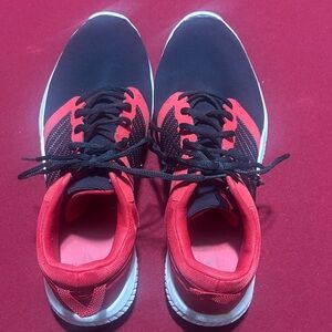 Reebok Black and Red Athletic Shoes